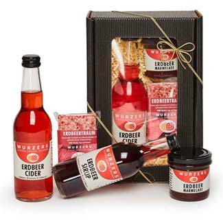 Wurzers Geschenkpackung Erdbeer Trio
