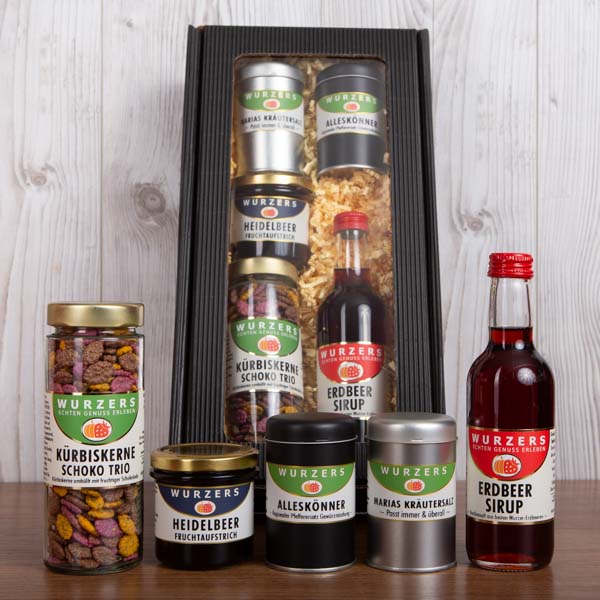 Wurzers Geschenkpackung Bunte Gaumenfreuden