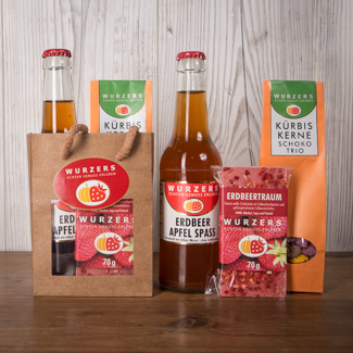 Wurzers Geschenksackerl Erdbeer-Apfel-Spaß