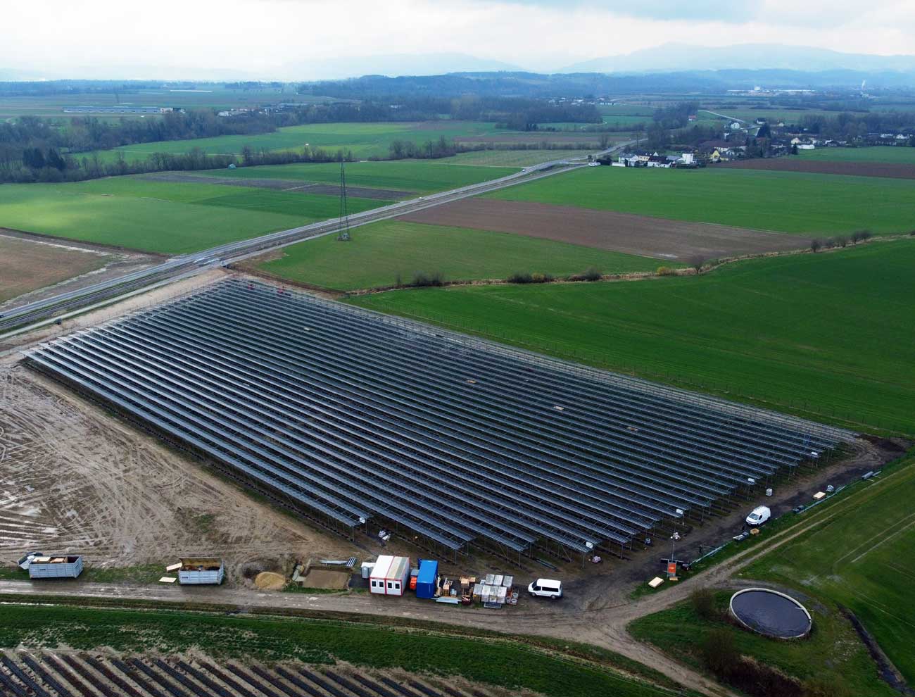 Wurzers Heidelbeeren Agri-PV Photovoltaik Wieselburg Mostviertel Niederösterreich
