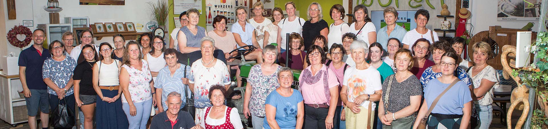 Busgruppen-Vortrag auf Wurzers Genuss- und Erlebnishof in Bodensdorf bei Wieselburg in Nieder&ouml;sterreich
