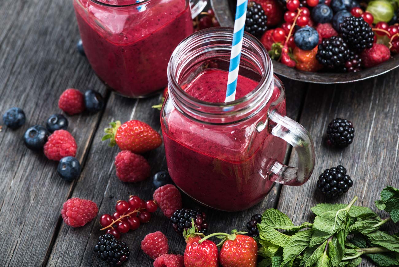 Beerensmoothie aus Wurzers Heidelbeeren in Bodensdorf bei Wieselburg