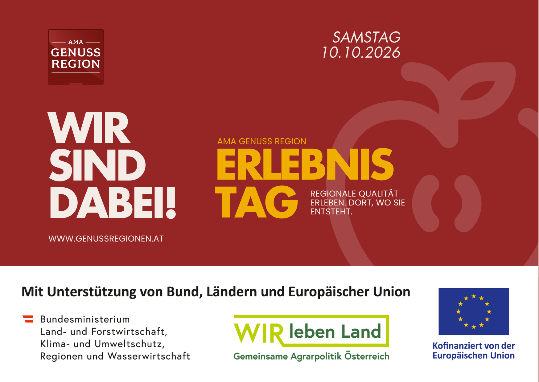 AMA Genuss Regionen Erlebnistag 2026
